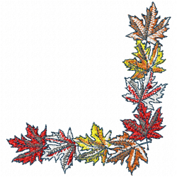 Leaves Embroidery Design 6